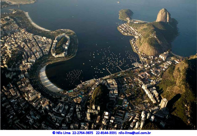 Aérea da Urca, Botafogo, Flamengo