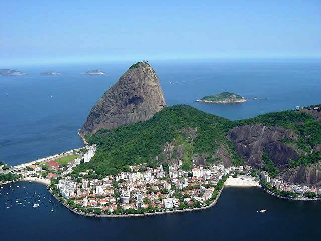 &nbsp;Foto a�rea do bairro da Urca